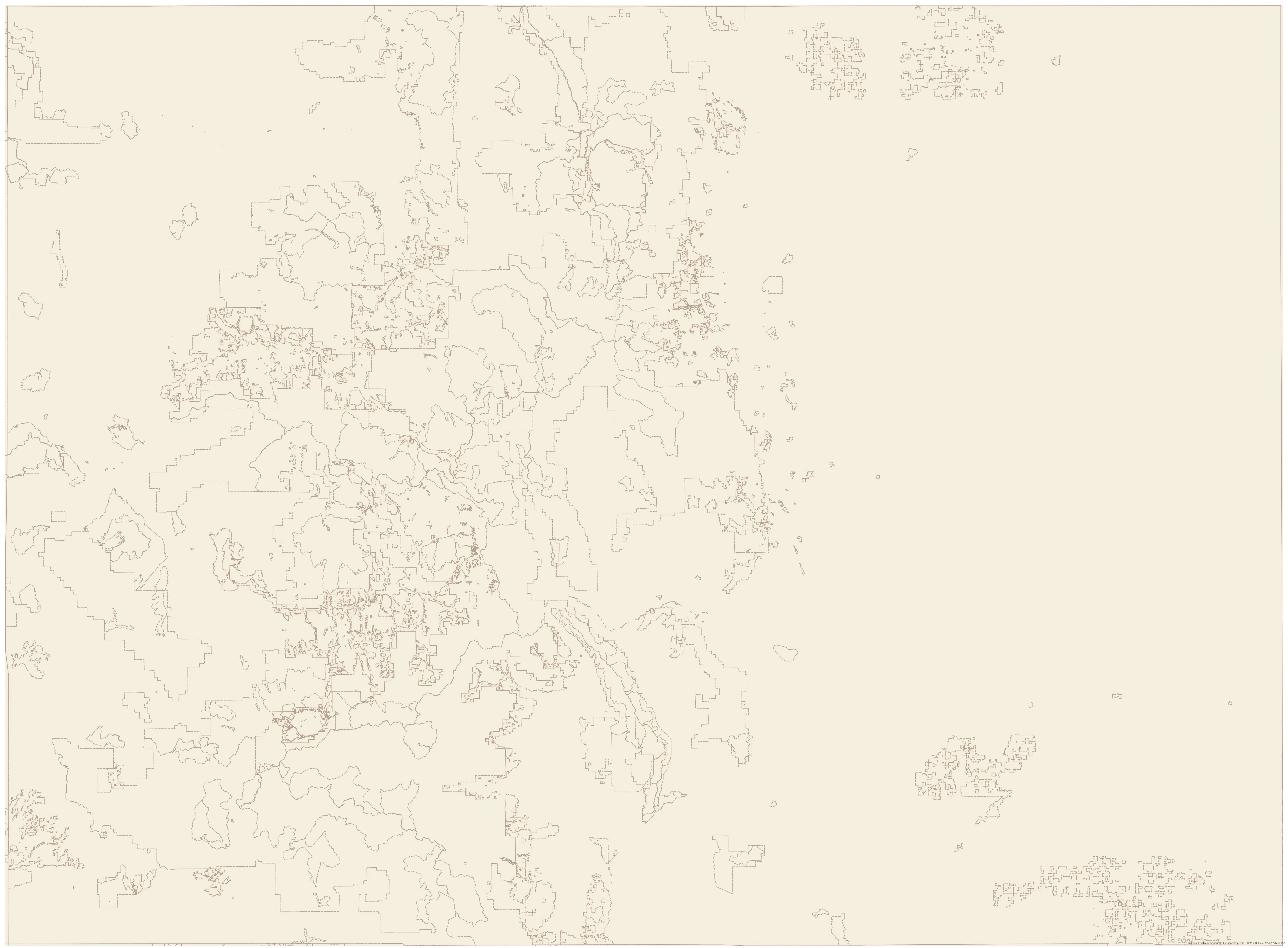 Topographic map of Colorado