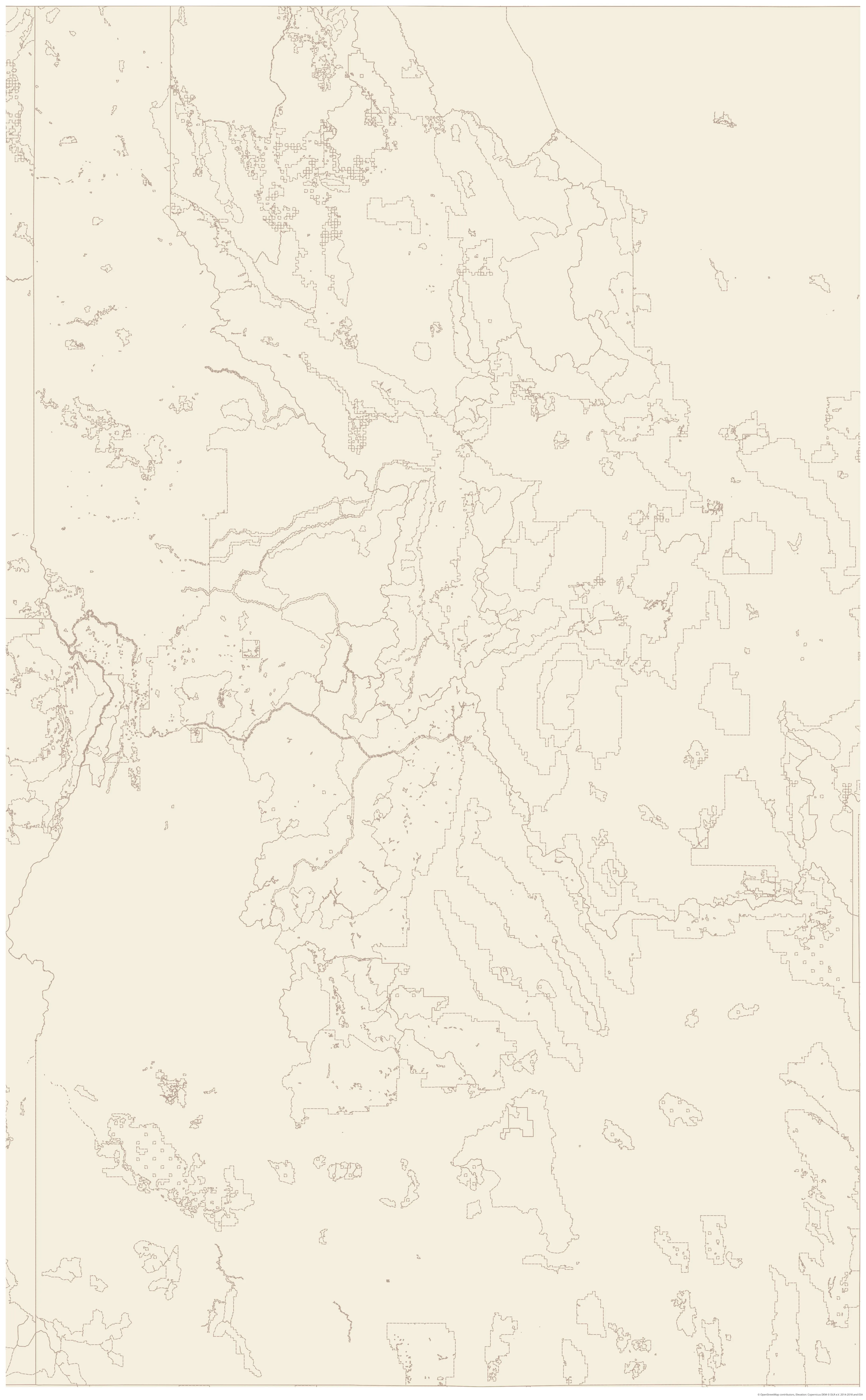 Topographic map of Illinois