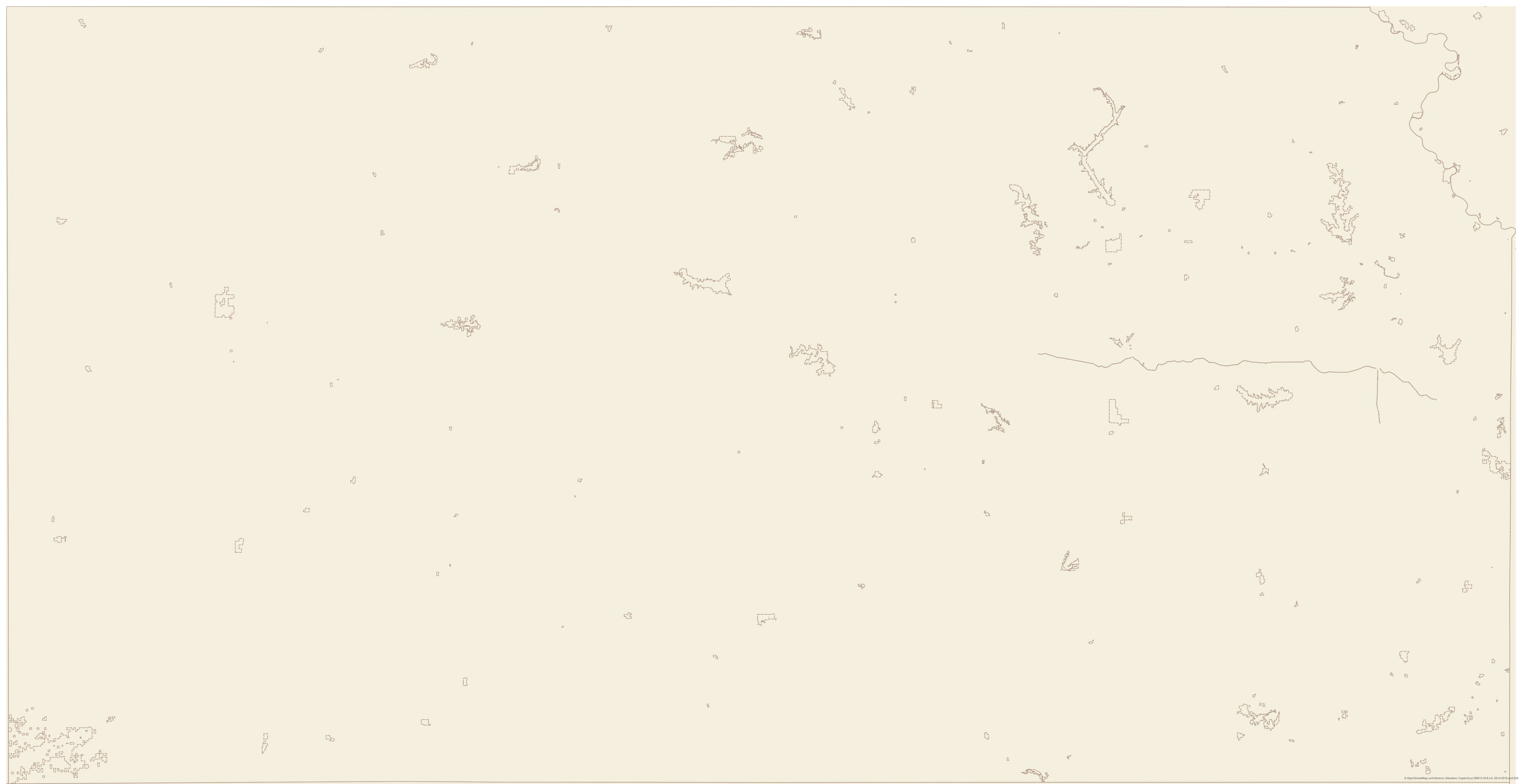 Topographic map of Kansas
