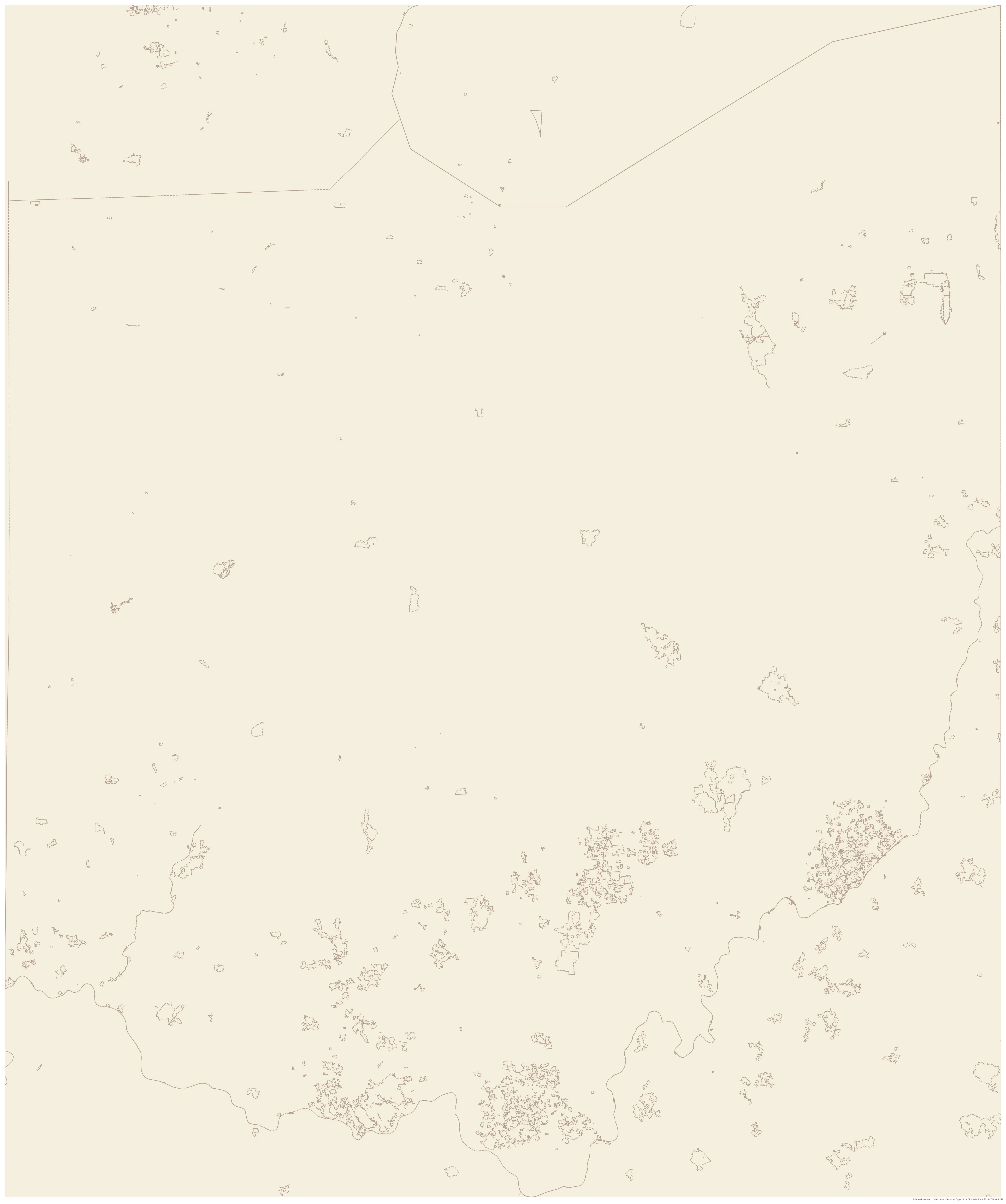 Topographic map of Ohio