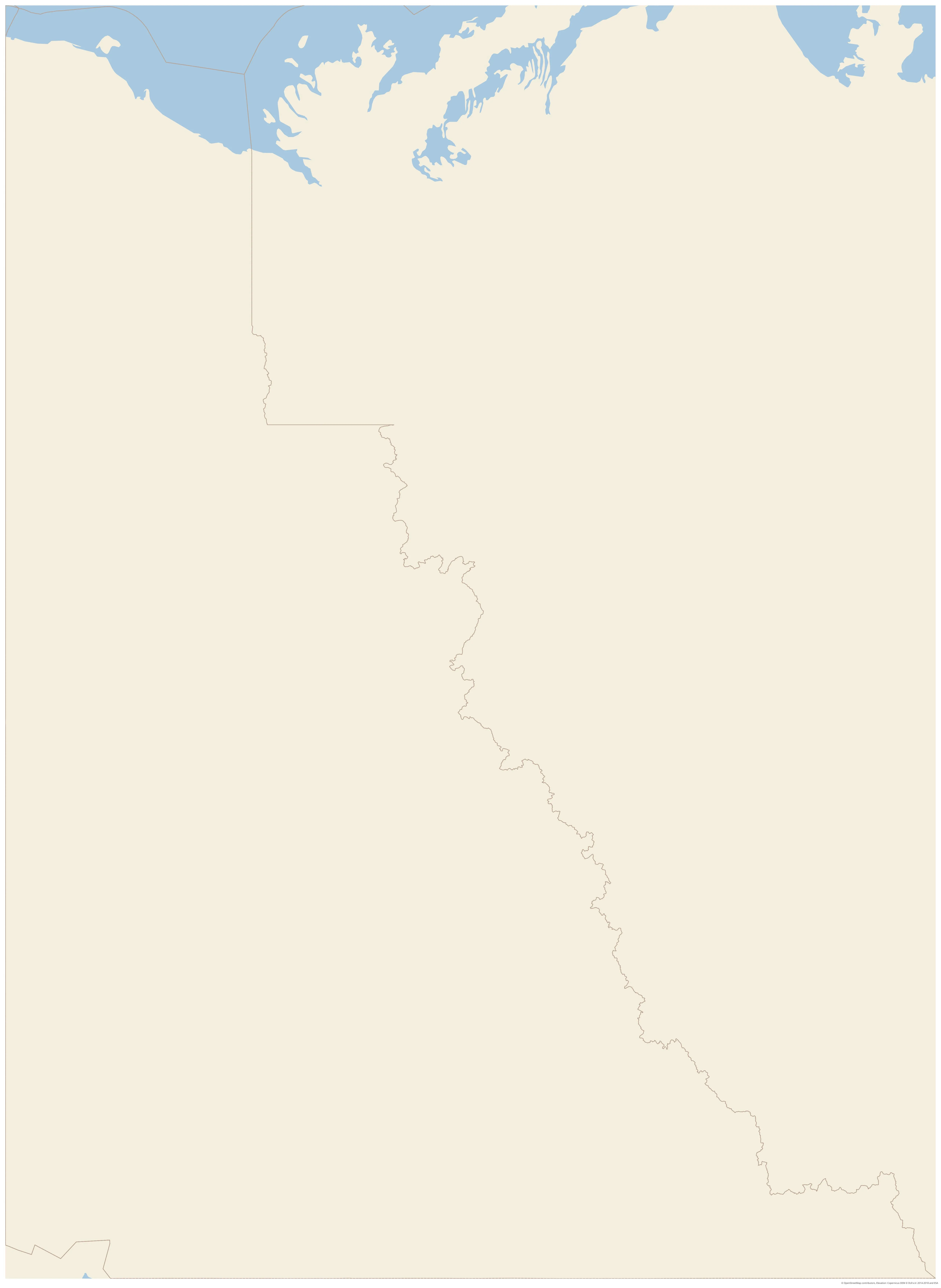 Topographic map of Yukon